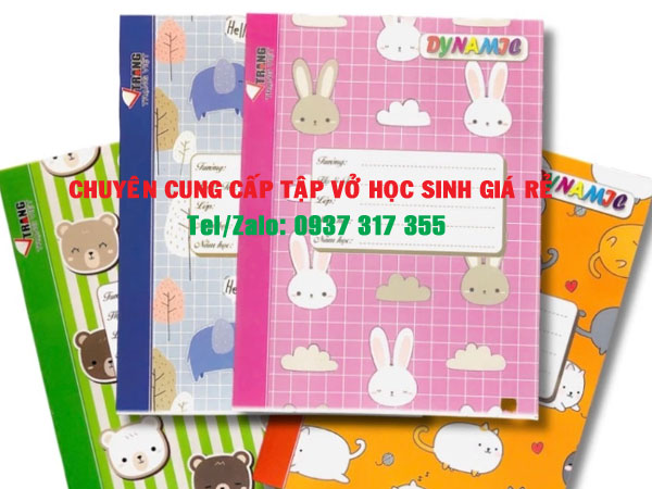 giá vở học sinh cấp 1